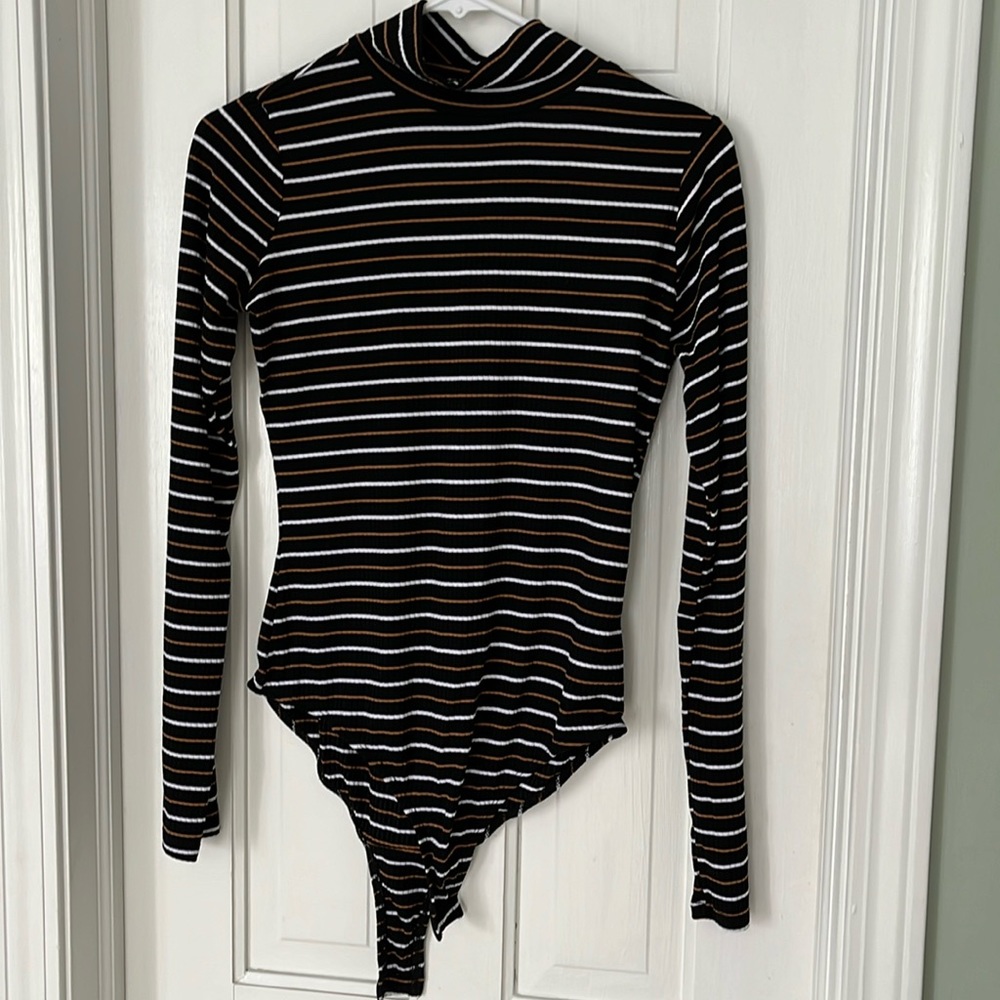 BP mock neck bodysuit